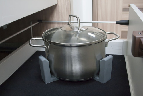 Purvario 2er pothouder voor potten, borden en schalen