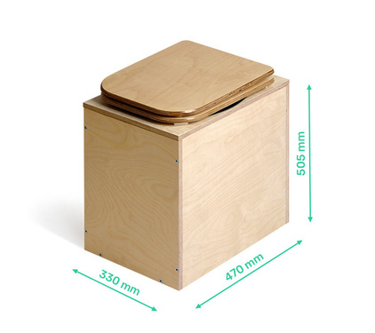 Separating toilet TROBOLO TeraBloem