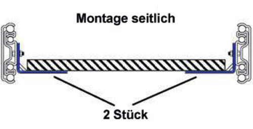 Rollout Slider Gigant extension rails 965 mm - 1 pair