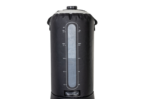 Campingdusche m. Fußpumpe