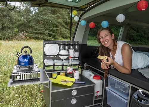 Campingbox L-CM per T6 Multivan + California Beach