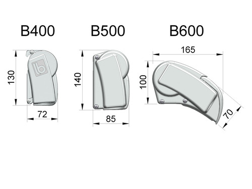 Dometic Wandmarkise Perfect Wall 1500, Gehäuse: weiß Farbe: Horizon Grey