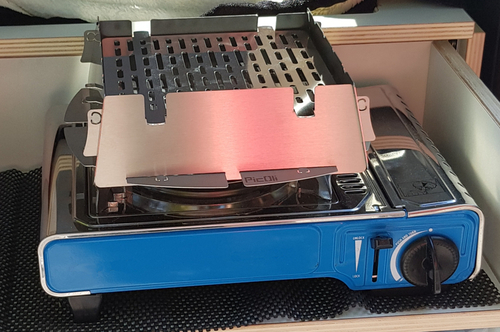 PicOli - Gril emboîtable pour réchaud à gaz