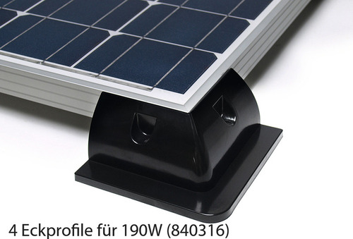 Set completo di pannelli solari Fullblack - da 100 a 190 W