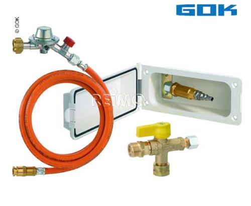 Zestaw klapy zasilającej gaz