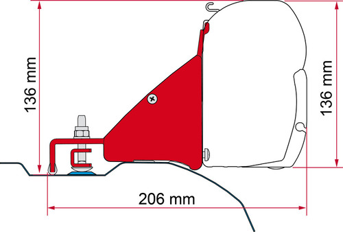 Markisen-Adapter für F45S und F45L 