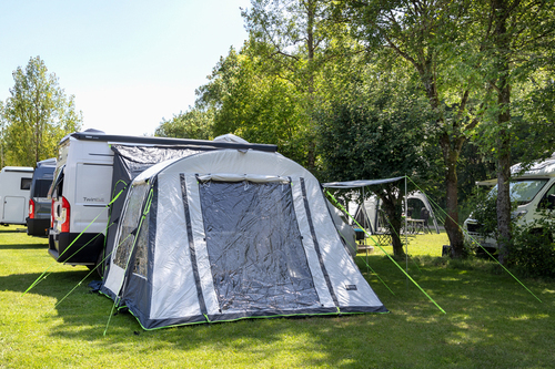 Puhallettava linja-auton markiisi TOUR BREEZE AIR - 3 asennuskorkeutta -