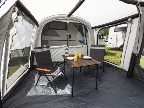 Puhallettava linja-auton markiisi TOUR BREEZE AIR - 3 asennuskorkeutta -