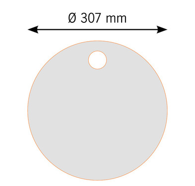 Schneidebrett D:307 x10mm