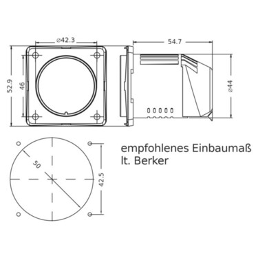 Einbauladegerät mit USB-C + USB-A für Berker NEUE VERSION