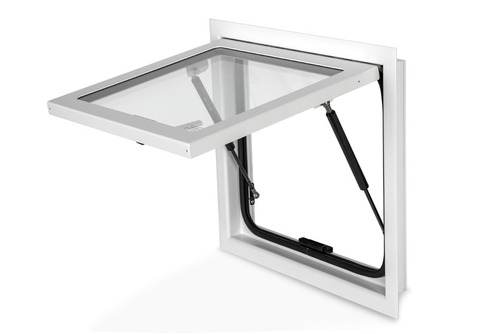 Sicherheitsglas-Ausstellfenster RW Explorer für Expeditionsmobile - Weiß