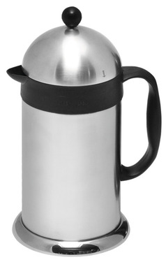 French Press Coffee Maker Cafeterie silver 1,0 Liter, stainless steel