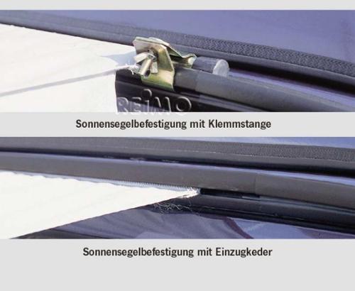 Multirail Regenrinne Zeltbefestigungsschiene Mercedes Vito ab 2015 links