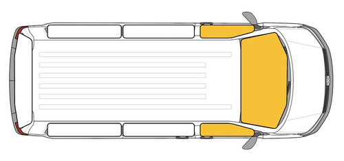 Thermomatten mit Magnetbefestigung für Ford Tourneo Custom >2023