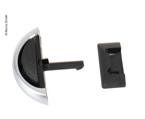 Meubelhandvat zilver/zwart met tegenhanger