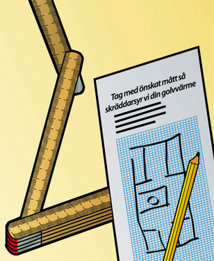 Heating foil 48V for mobile homes and caravans