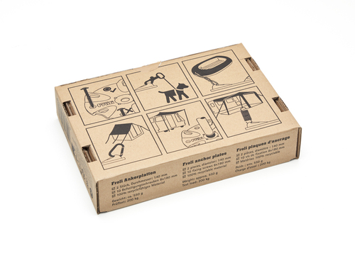 Anchor plates - 2 pieces