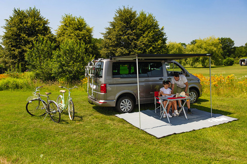 Awning F35 PRO for Vans 250cm, case black, fabric Royal Grey
