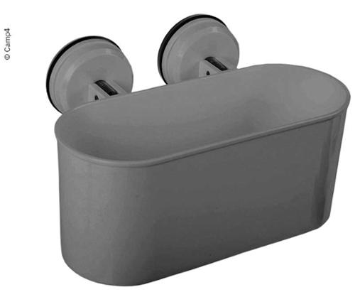 Boîte de rangement avec 2 ventouses jusqu'à 6 kg, anthracite
