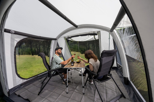 Inflatable bus awning TOUR BREEZE AIR - in 3 mounting heights -