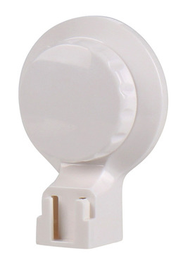 WC-Bürste mit Saugnapf, weiß