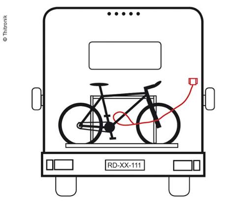 Funk-Kabelschleife - 5 m - Weiß
