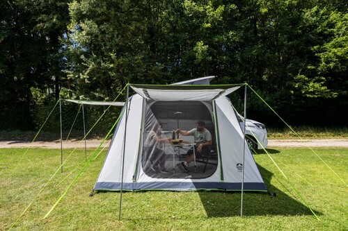 Inflatable bus awning TOUR BREEZE AIR - in 3 mounting heights -