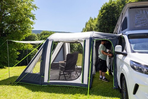 Inflatable bus awning TOUR BREEZE AIR - in 3 mounting heights -