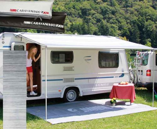Sackmarkise Fiamma Caravanstore 360 XL, Royal Grey, Futteral Schwarz