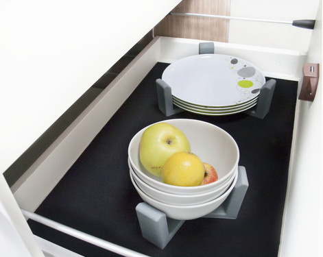 Purvario 2er pothouder voor potten, borden en schalen