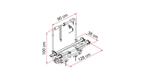 Carry-Bike Caravan XL A Pro - argent