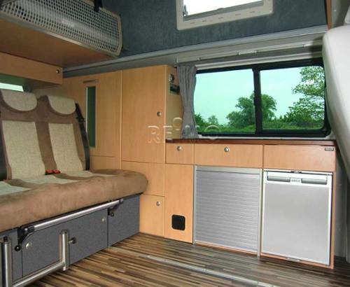 Møbelrække TrioStyle for VW T5/6 lang akselafstand, færdigdel uden teknik