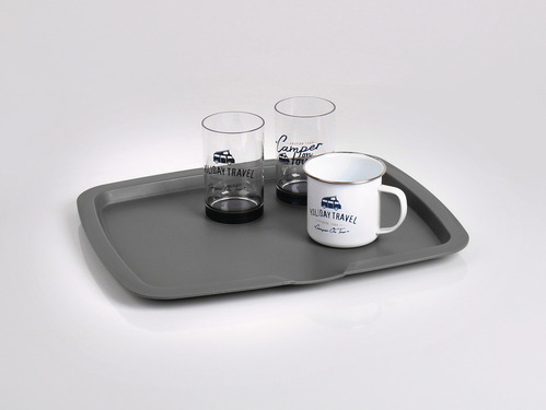 Silikon-Geschirrtrockner - Weiß / Grau