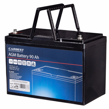 Djupcykliskt AGM Power-Line-batteri 90Ah | AGM-batteri 12 V, gelbatteri ...