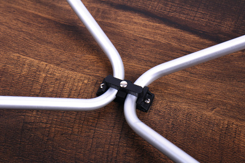 Campingbord LEVI 100x68x59 / 72cm i træudseende