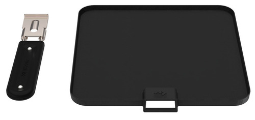 VAN COOK Glatte Grillplatte – abnehmbarer Griff