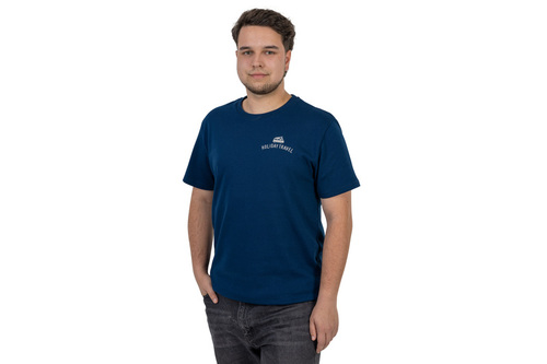 T-Shirt HOLIDAY TRAVEL, Unisex Gr.XL, dunkelblau, Organic Cotton