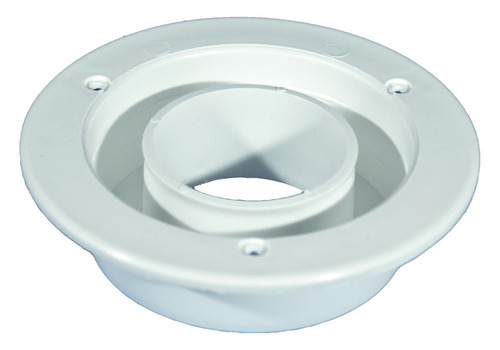 Gombás ventilátor tömlőcsatlakozóval - fehér