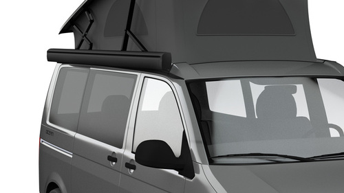 Fiamma Markise F43van - Wandmarkise 2,7 m - Tuch Royal Grey - Gehäuse Deep Black