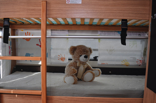 Sliiper fall out protection 70x50cm, incl. fastening strap