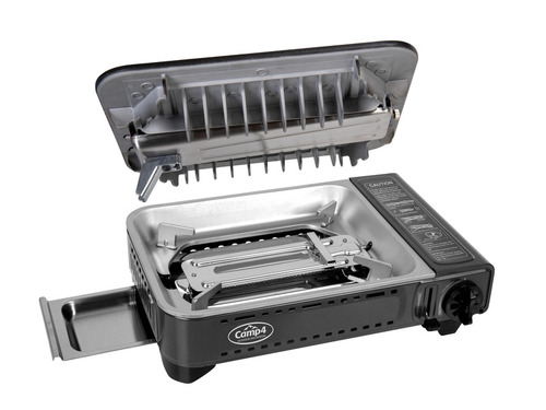 Gaskartuschenkocher mit Zündsicherung Gourmet Grill