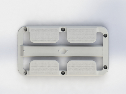 Stalk glass holder - light gray - set of 2