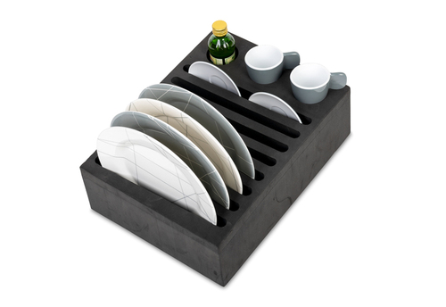 Teller-/Gläser-/Flaschenhalter