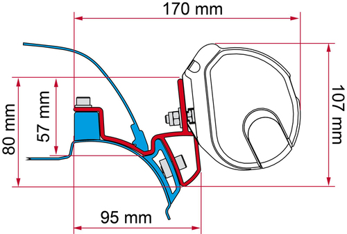Fiamma Adap.F35 VW T5 Cal