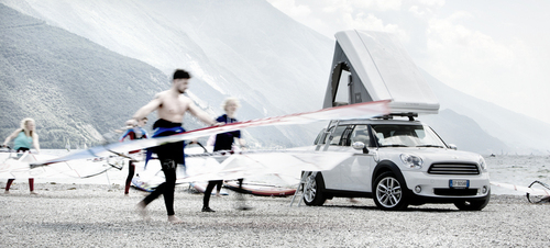 Tenda a guscio rigido Columbus Variant - Tessuto in carbonio - Guscio nero - Media X-Long