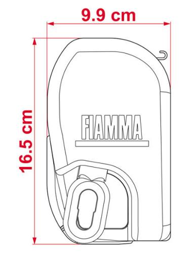 FIAMMA Markise F45TiL5,50mTuch Azzurra