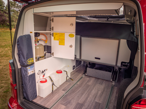 Furniture line TrioStyle for VW T6/5 short wheelbase finished without technical