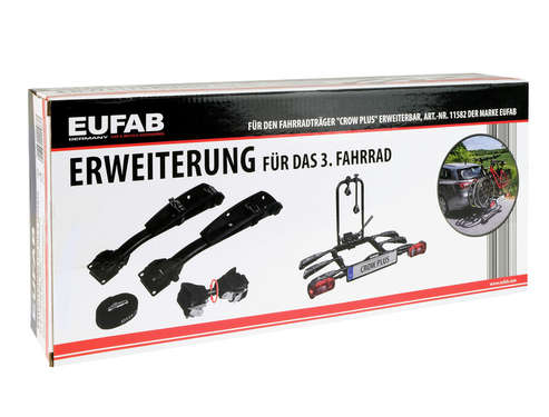 EUFAB Fahrradträger-Erweiterung für 3.Rad