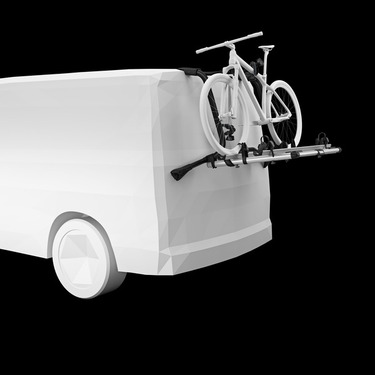 Thule WanderWay Fahrradträger für VW T6 Heckklappe, schwarz