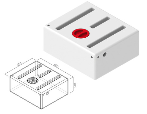 Trinkwasserkonformer Universaltank - 92 l